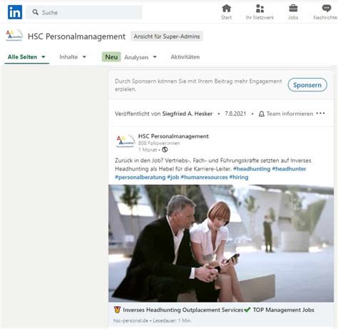 linkedin stellenangebote.